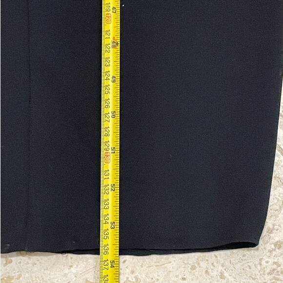 Vintage Black Sequin Waist Jumpsuit | Sheer Sleeve, V-Neck, Pockets, Formal Glam - Picture 10 of 11